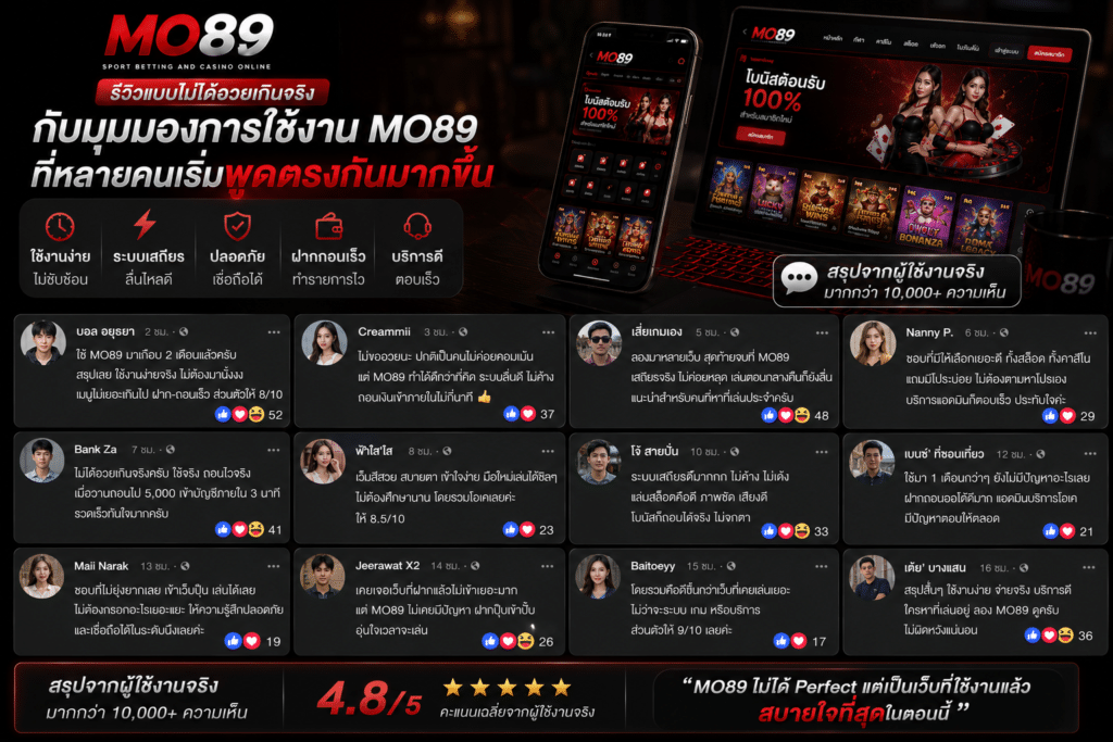 รีวิวแบบไม่ได้อวยเกินจริง กับมุมมองการใช้งาน MO89 ที่หลายคนเริ่มพูดตรงกันมากขึ้น